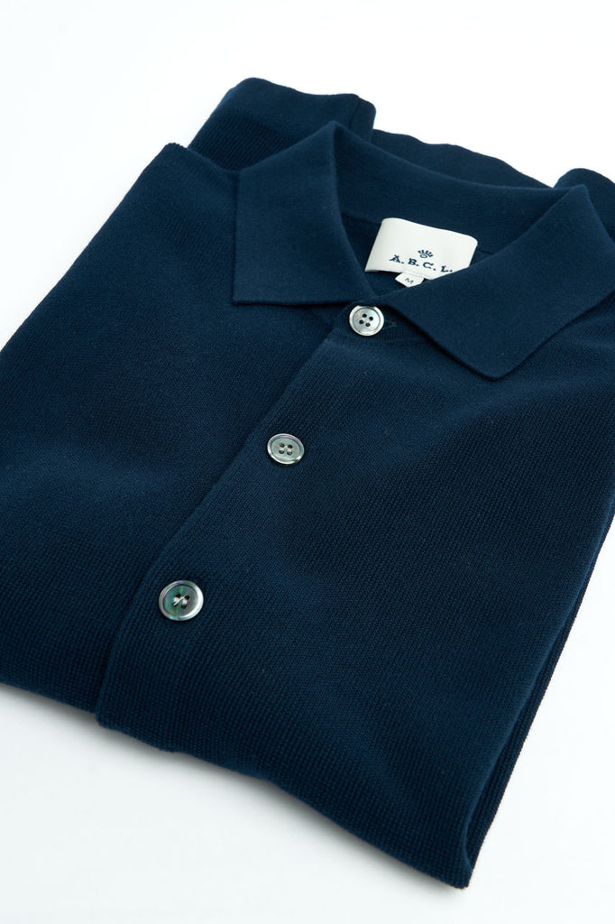 ABCL Garments Short Sleeve Shirt Knit Navy