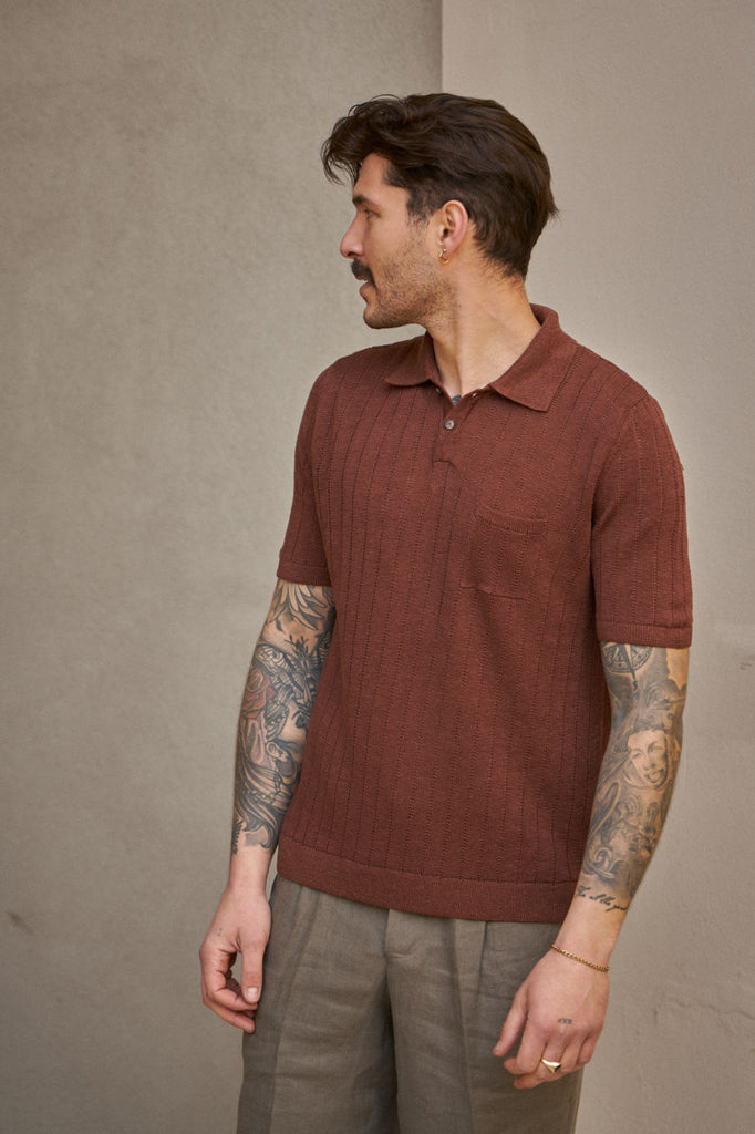 ガブリエルTTT_MSW Persia knit polo shirt ガブリエル様専用TTT_MSW Persia knit polo shirt - メルカリ
