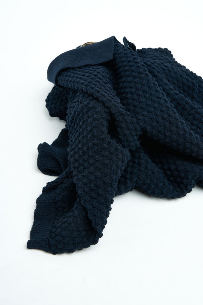 GRP Knitwear Classic Polo Spotknit Navy