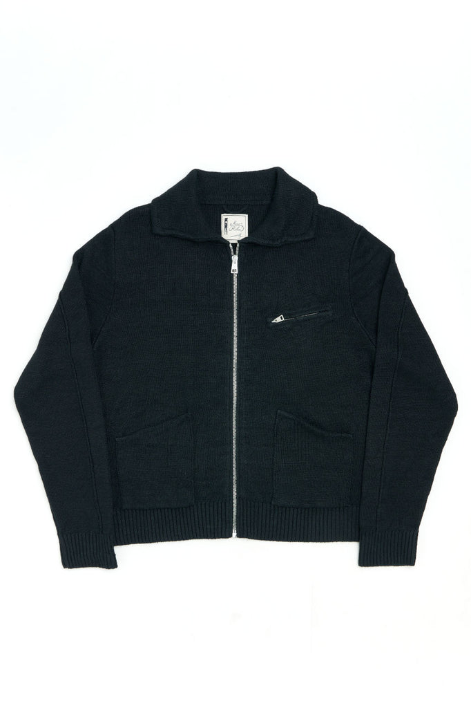 完売品 スリードッツ Linen rayon jacket 黒 S〜M リネン GRP x Max Rohr Linen Knit Zip Jacket MAX 3 Black | SUNSETSTAR