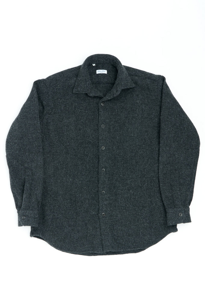 Salvatore Piccolo Overshirt Wool GPL96 Charcoal