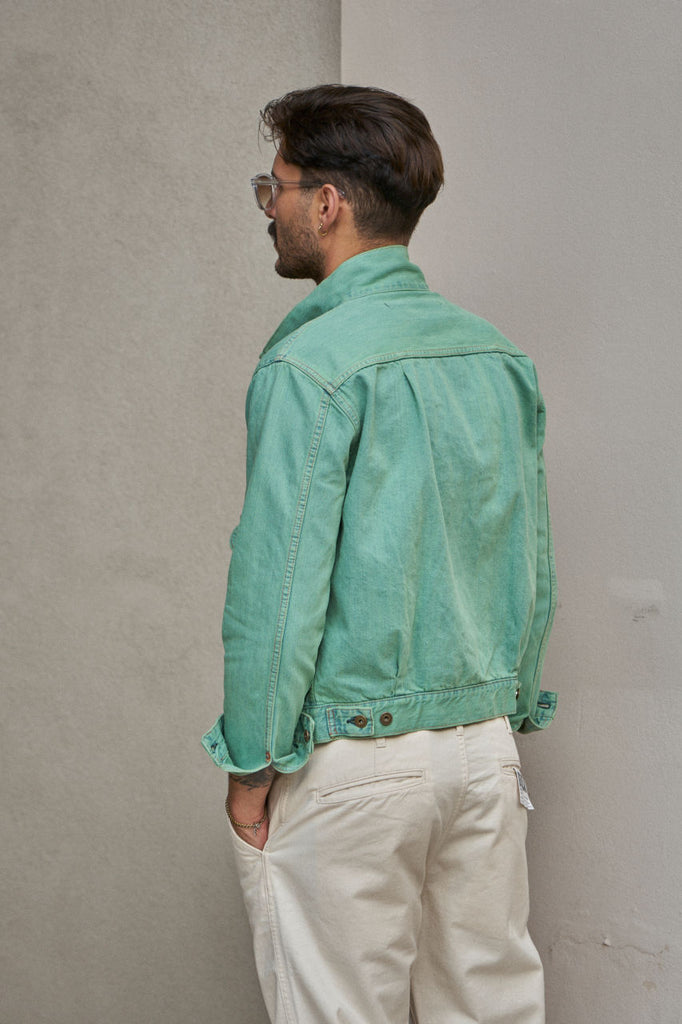 Scarti Lab Type 2 Jacket 703-ST820 Denim Green | SUNSETSTAR