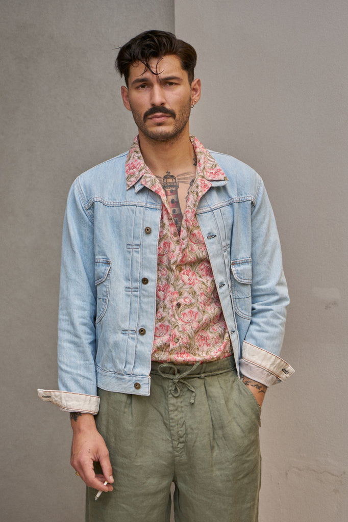 Scarti Lab Type 2 Jacket 703-ST820 Super Bleach | SUNSETSTAR