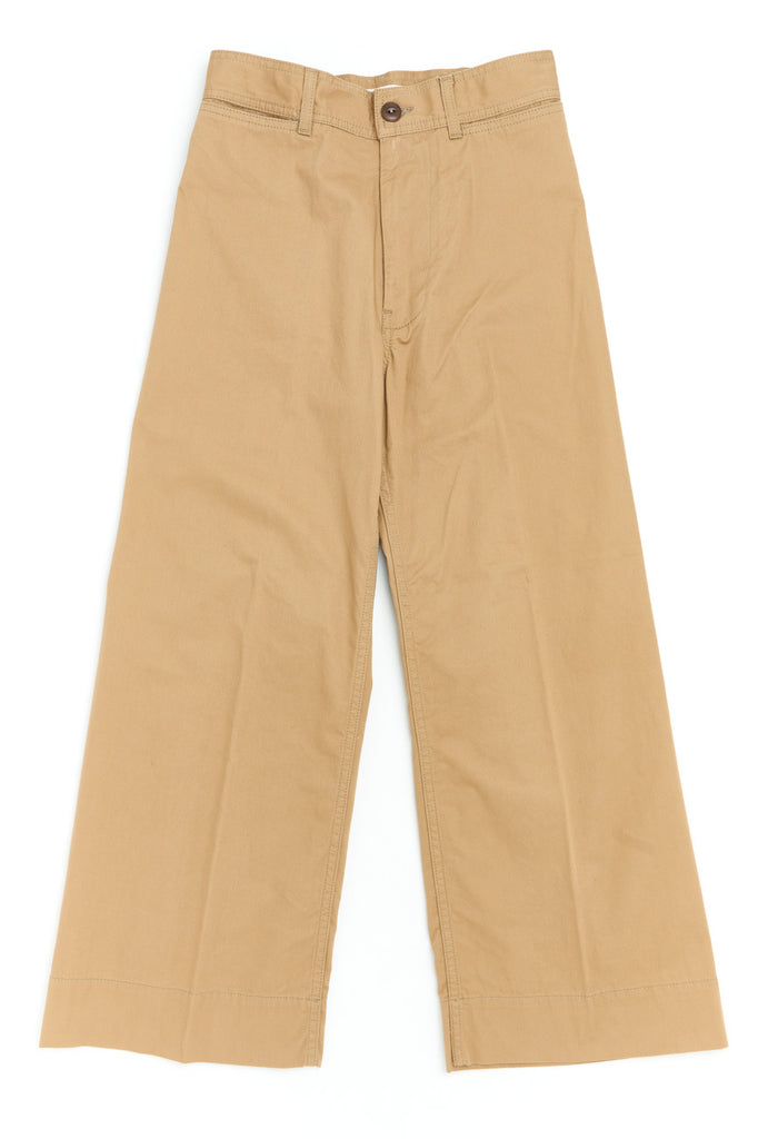 Scarti Lab High Waist Pants W900-SH473 Herringbone Sand