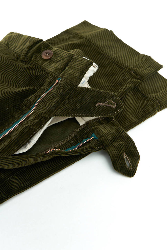 Scarti Lab Pants 122-SN814 Corduroy Green | SUNSETSTAR