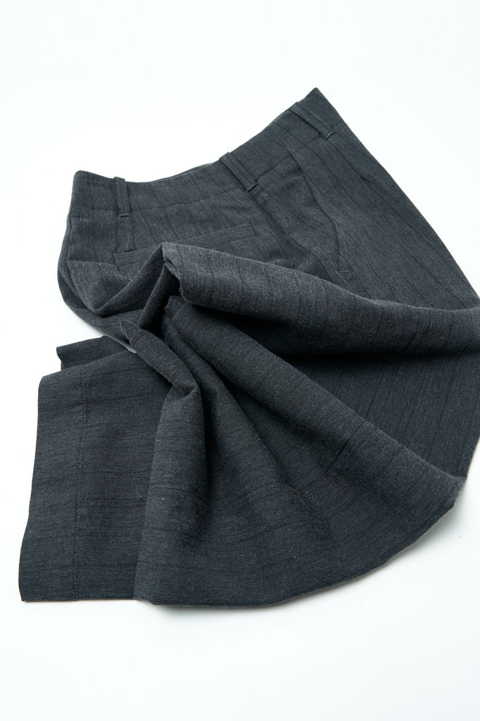 ABCL Garments Wide Pants Ago Saltato Wool/Cotton Grey