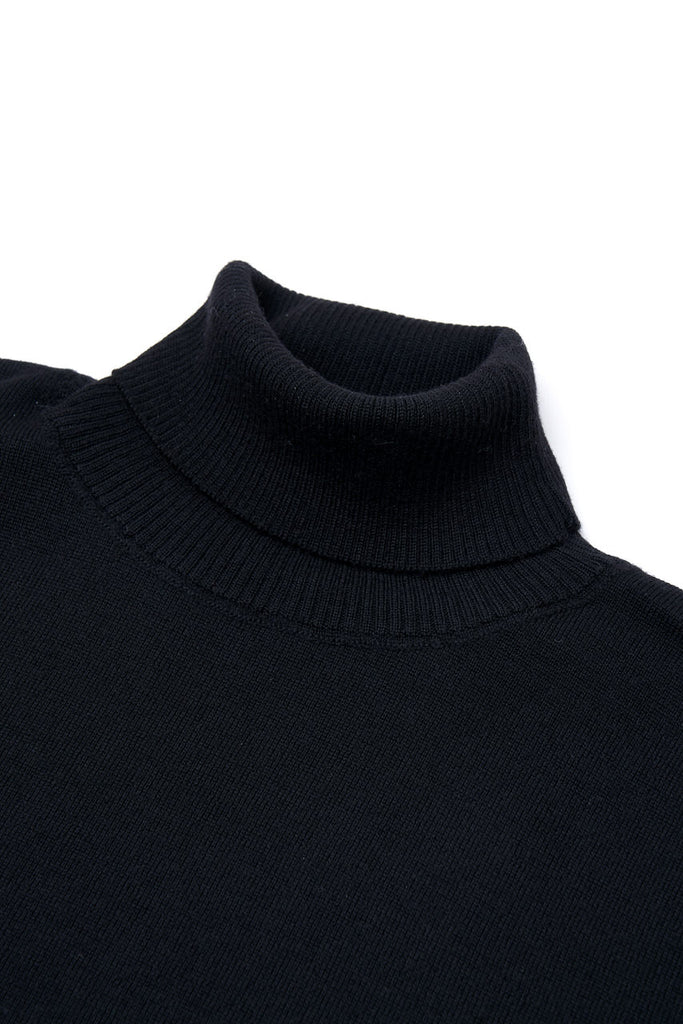 GRP Knitwear Fine Knit Roll Neck SF TEC 1 Merino Black