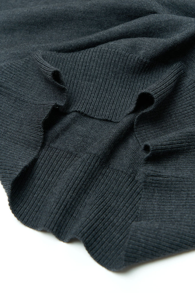 GRP Knitwear Fine Knit Roll Neck SF TEC 1 Merino Charcoal