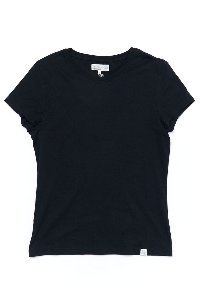 Merz b. Schwanen Good Basics T-Shirt WCT01 Deep Black