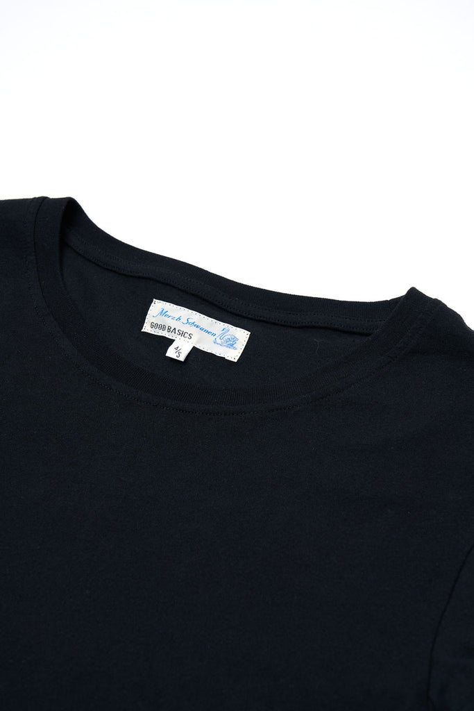 Merz b. Schwanen Good Basics T-Shirt WCT01 Deep Black