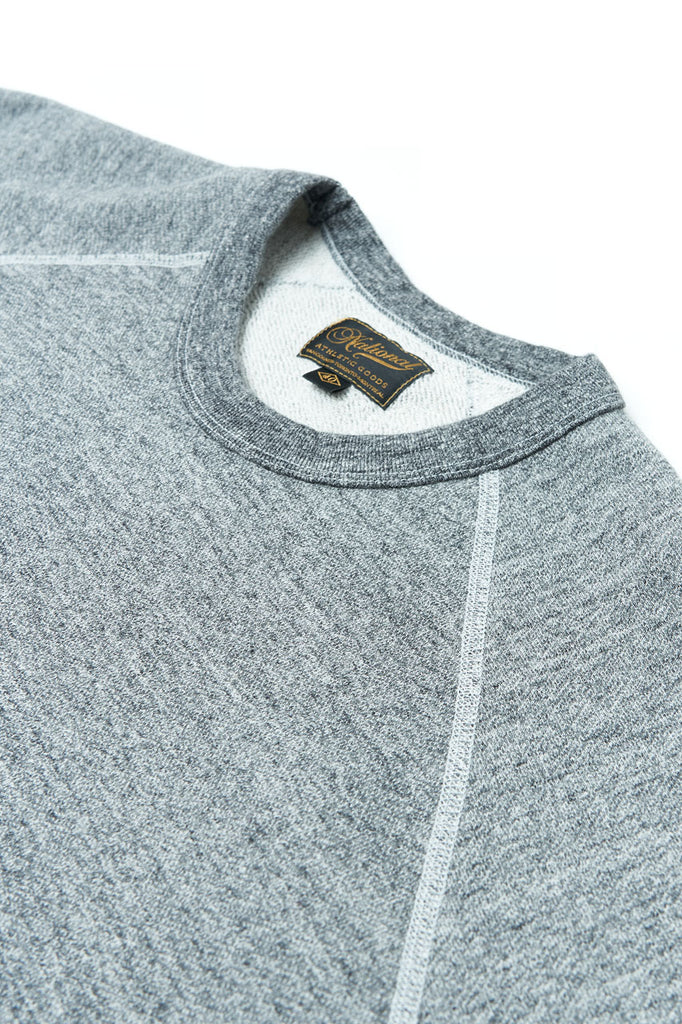 National Athletic Goods - Long Sleeve Gym Tee - Mid Grey
