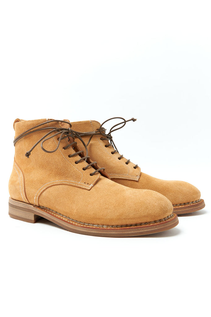 Silvano Sassetti Derby Boots Bottalatino Rough Out Natural