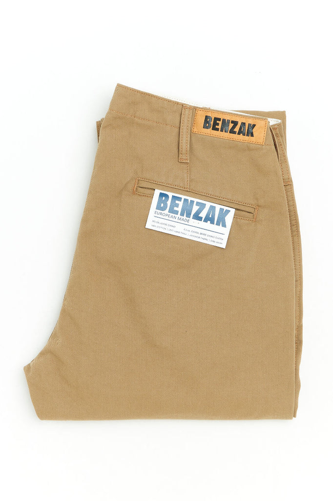 Benzak BC-05 Loose Chinos 8.5oz Japanese Chino Cloth Camel