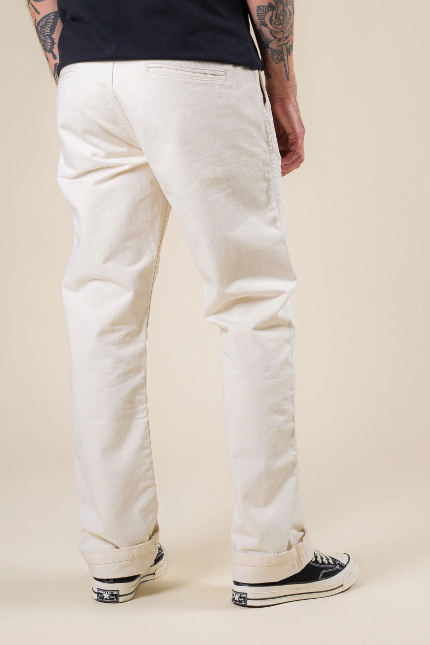 Benzak BC-05 Loose Chinos 8.5oz Japanese Chino Cloth Natural
