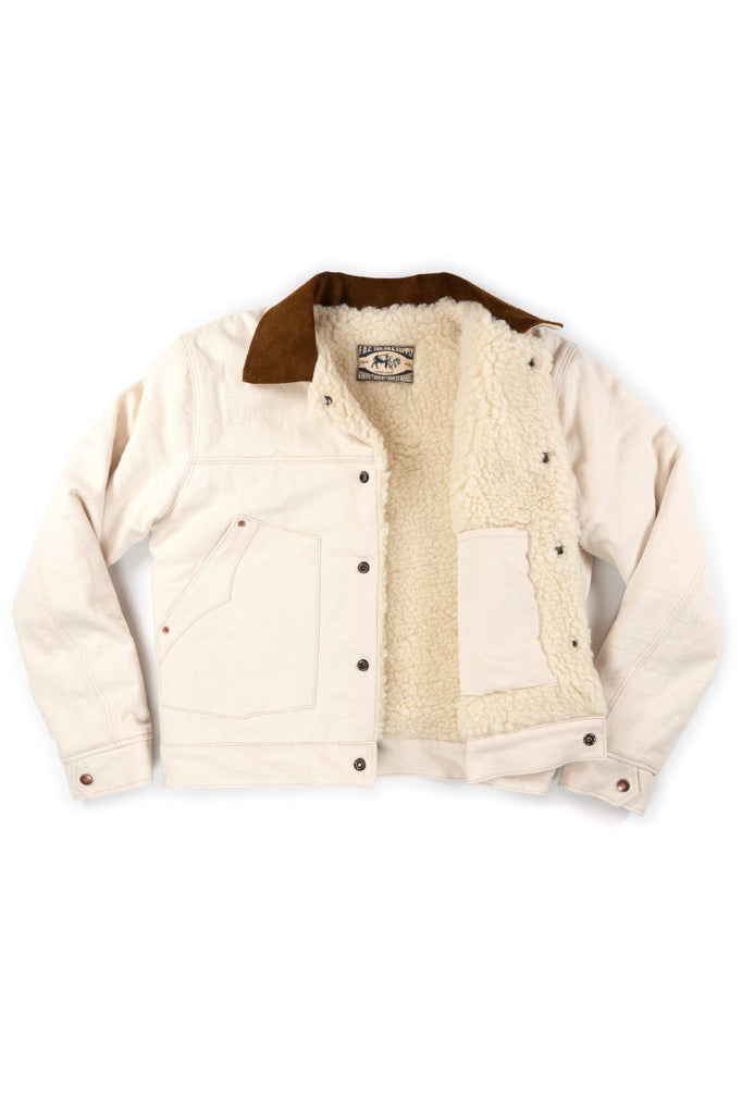 Fatboy Clothing "Delta Collection" Sherpa Jacket White