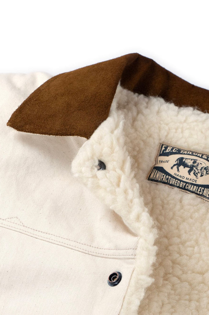 Fatboy Clothing "Delta Collection" Sherpa Jacket White