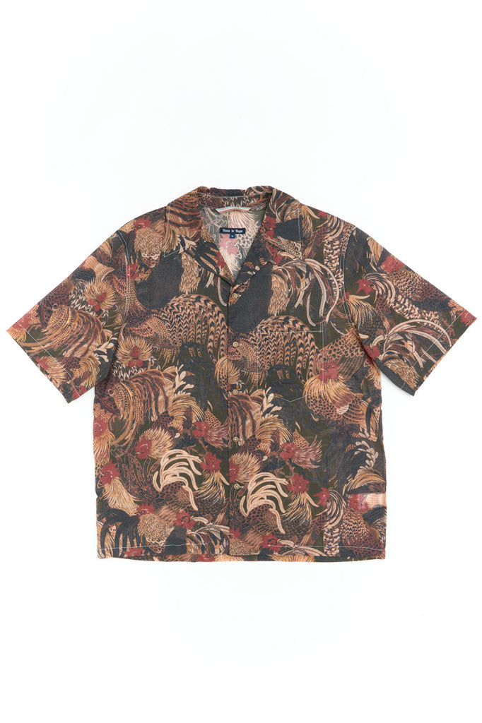 Fleurs de Bagne Aloha Shirt "Le Coq"