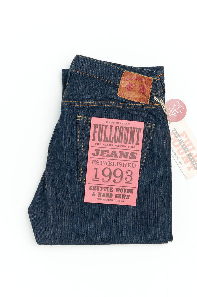 Fullcount 1108W Slim Straight Selvedge Denim 13.7oz