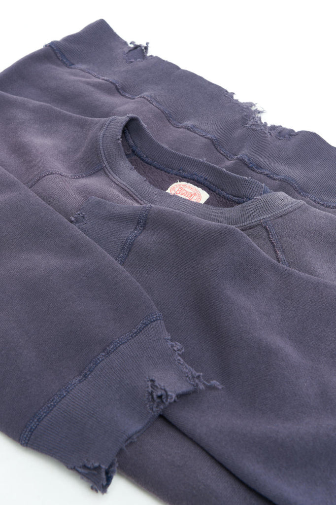 Fullcount 3769 Fading Raglan Sleeve Sweatshirt Eggplant