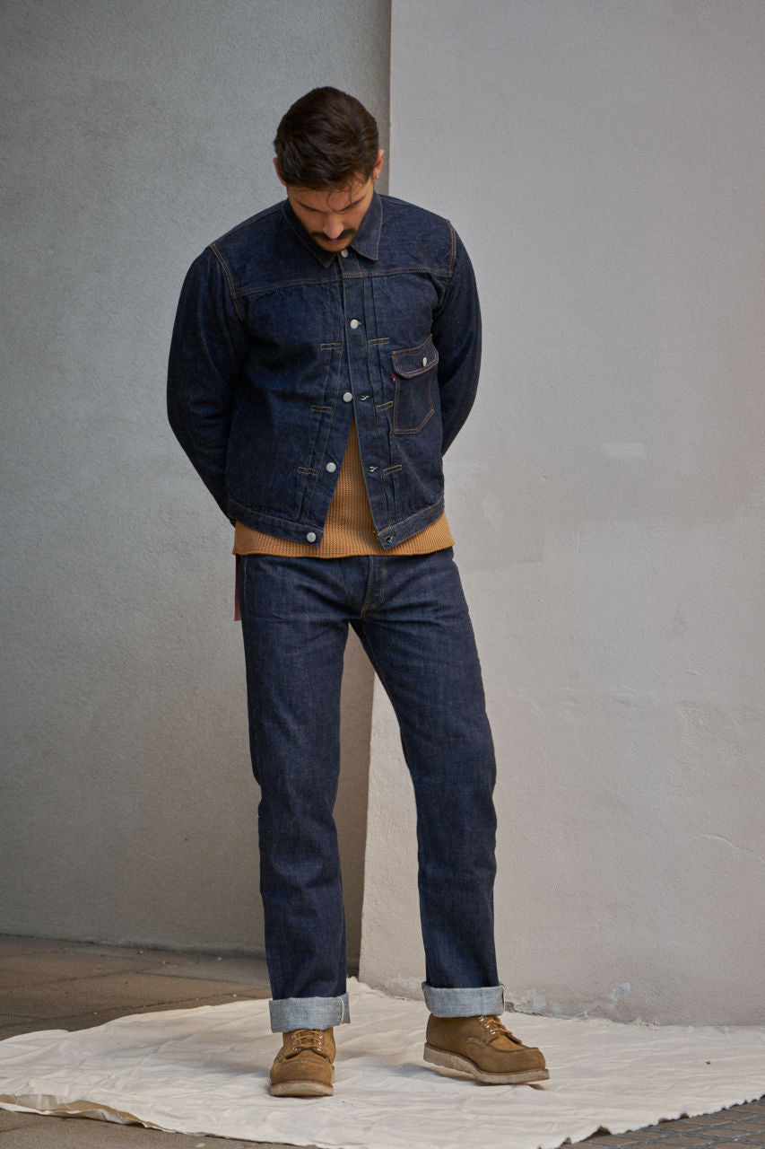 旧 FULL COUNT 1108 W31 Fullcount 1108W Slim Straight Selvedge Denim 13.7oz | SUNSETSTAR