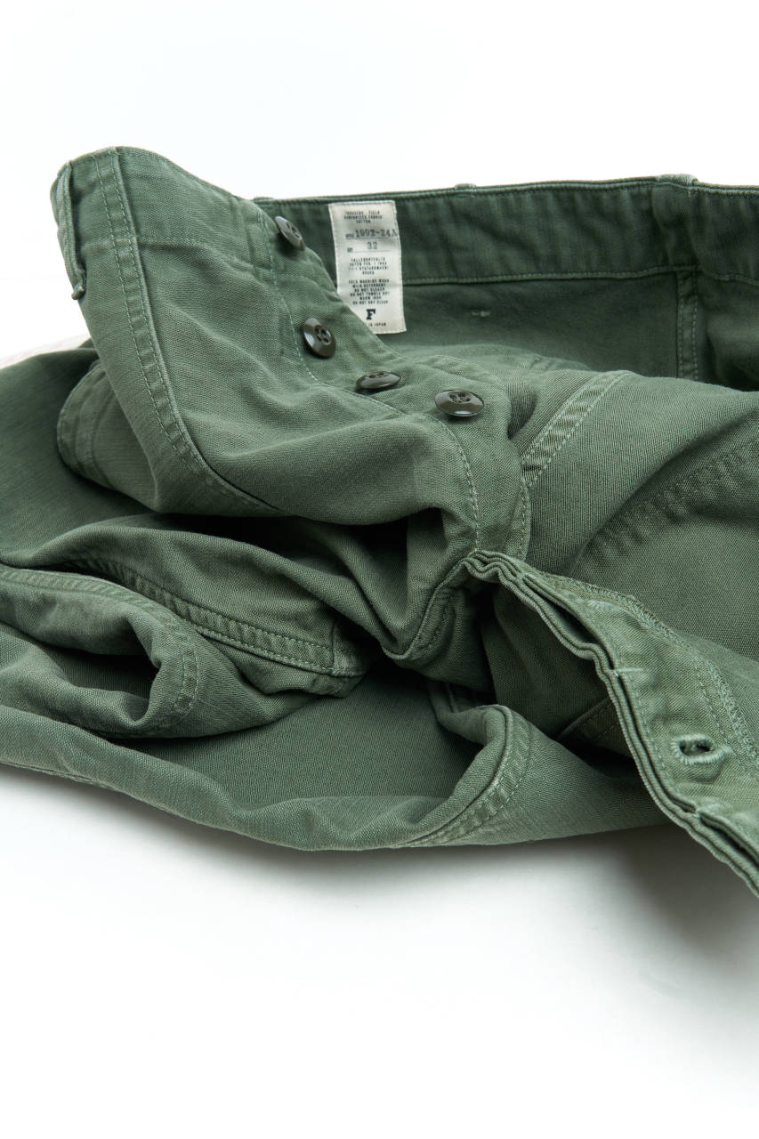 Fullcount Utility Trousers 1992-24A Olive Drab | SUNSETSTAR