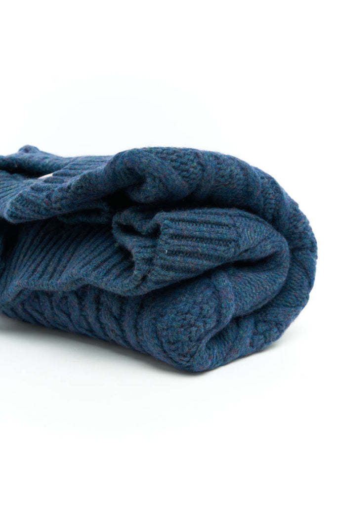 GRP X CASA-ISAAC Crew Neck Steve Merino/Cashmere Blend Light Blue