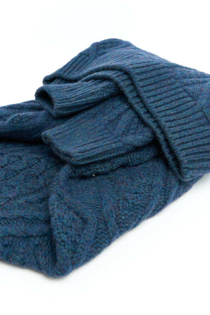 GRP X CASA-ISAAC Crew Neck Steve Merino/Cashmere Blend Light Blue