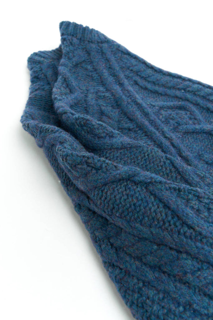 GRP X CASA-ISAAC Crew Neck Steve Merino/Cashmere Blend Light Blue