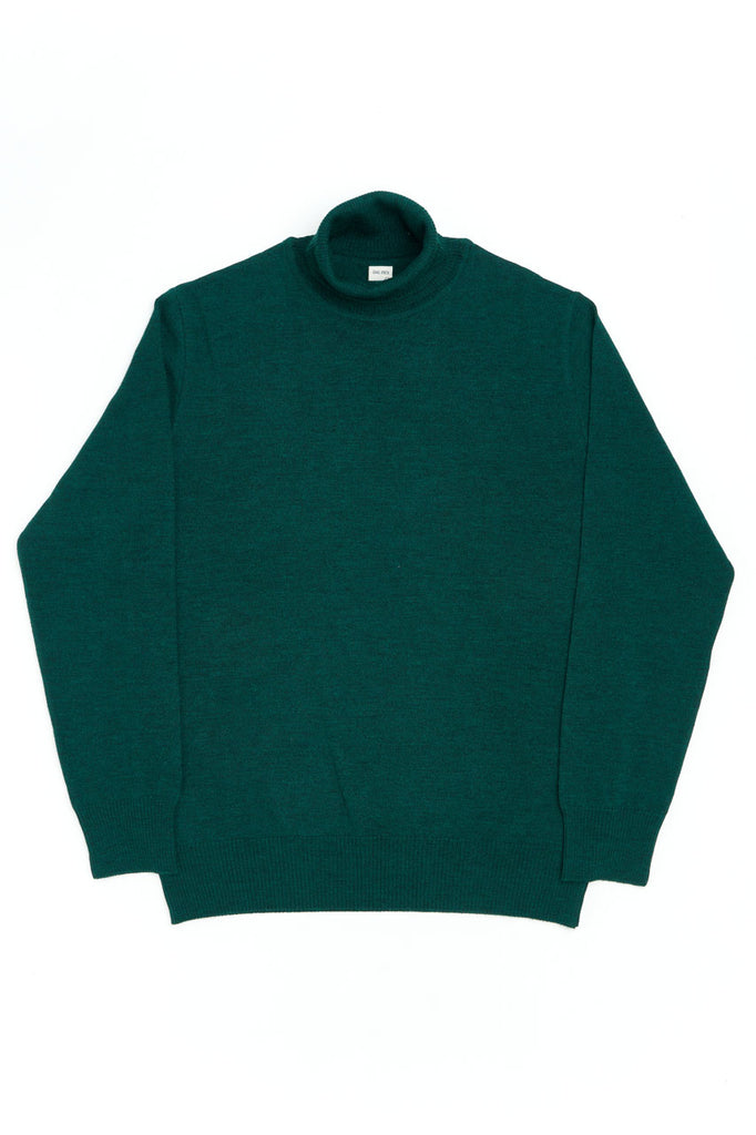 GRP Knitwear Fine Knit Roll Neck SF TEC 1 Merino Emerald Green