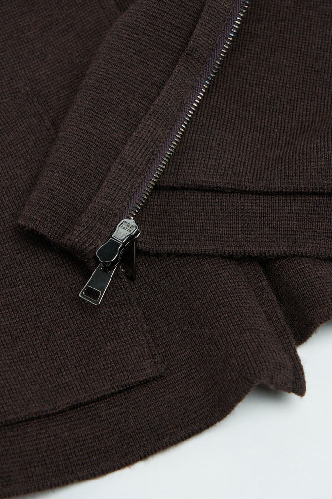 GRP Knitwear Zip Jacket B 60 Merino Brown