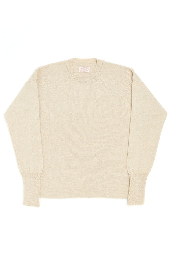 GRP X CASA-ISAAC Crew Neck Alpaca/Linen/Hemp Beige