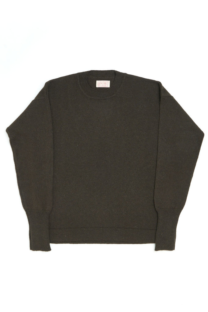 GRP X CASA-ISAAC Crew Neck Alpaca/Linen/Hemp Brown