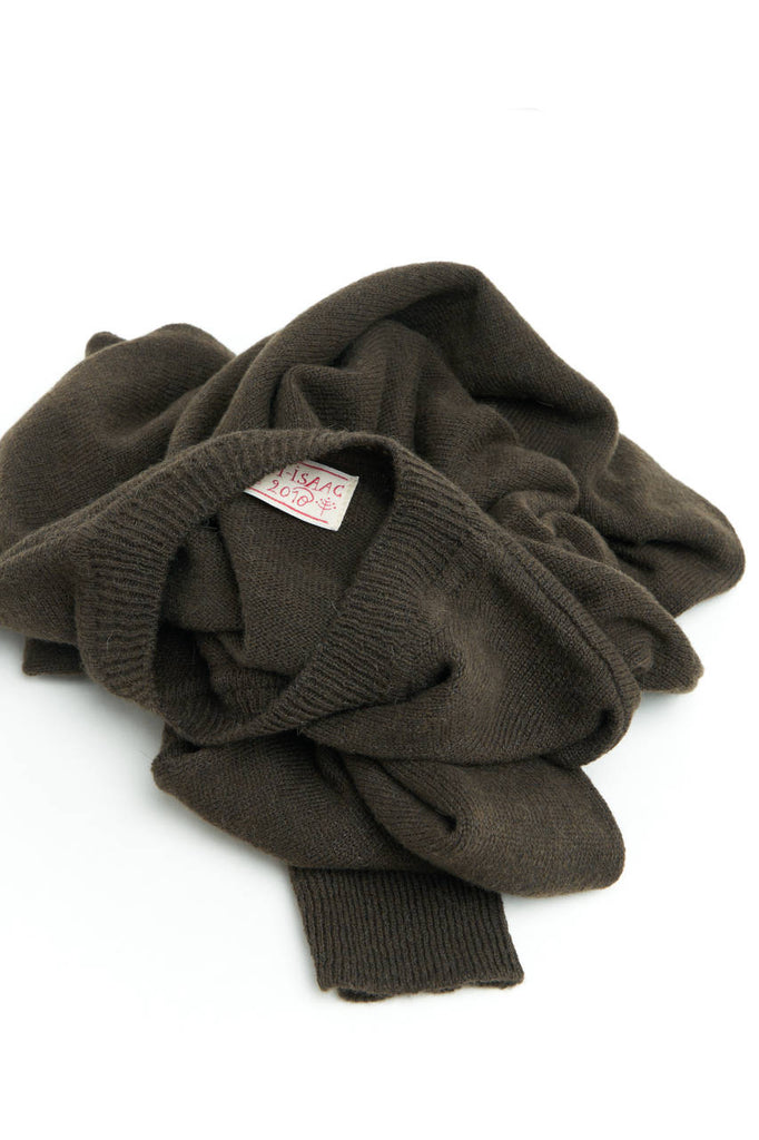 GRP X CASA-ISAAC Crew Neck Alpaca/Linen/Hemp Brown