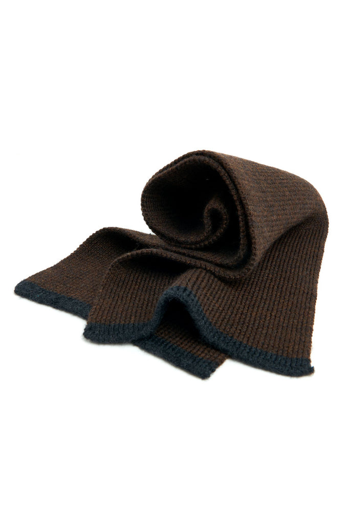 GRP x Max Rohr Merino Scarf Brown/Charcoal