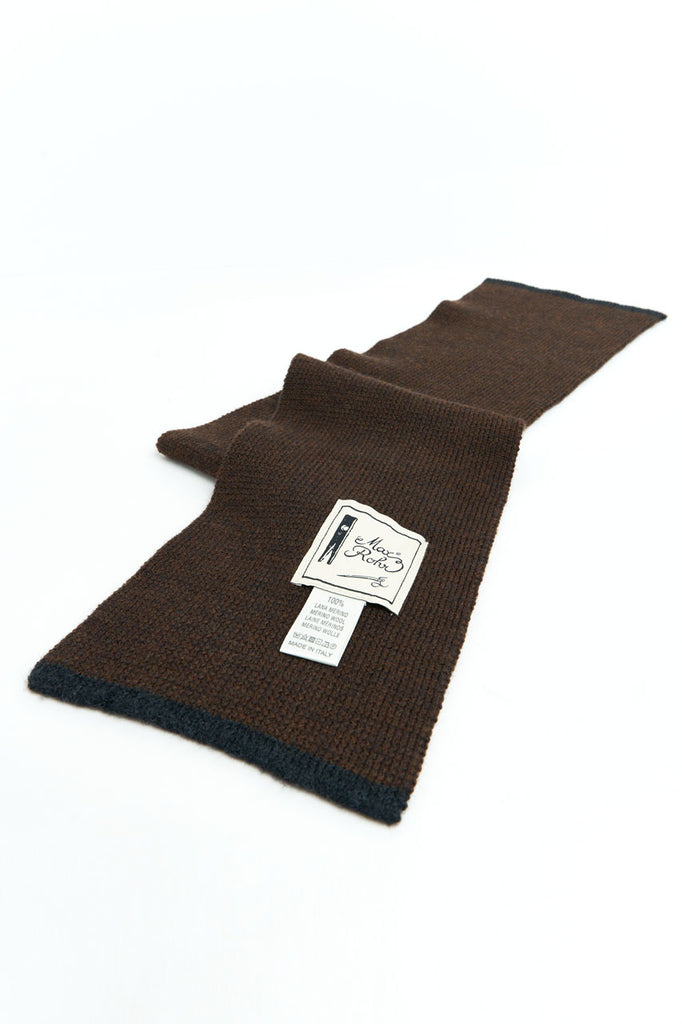 GRP x Max Rohr Merino Scarf Brown/Charcoal