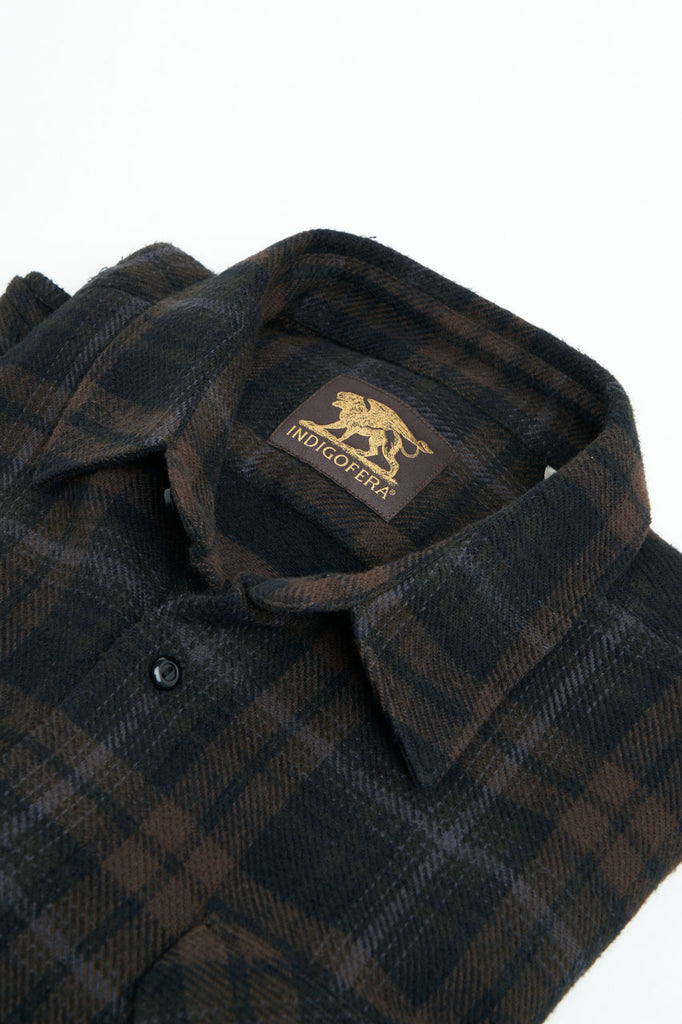 Indigofera Jeans Bryson Shirt Flannel Black Check