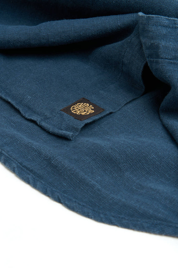 Indigofera Jeans Delray Shirt Linen Canvas Mood Indigo