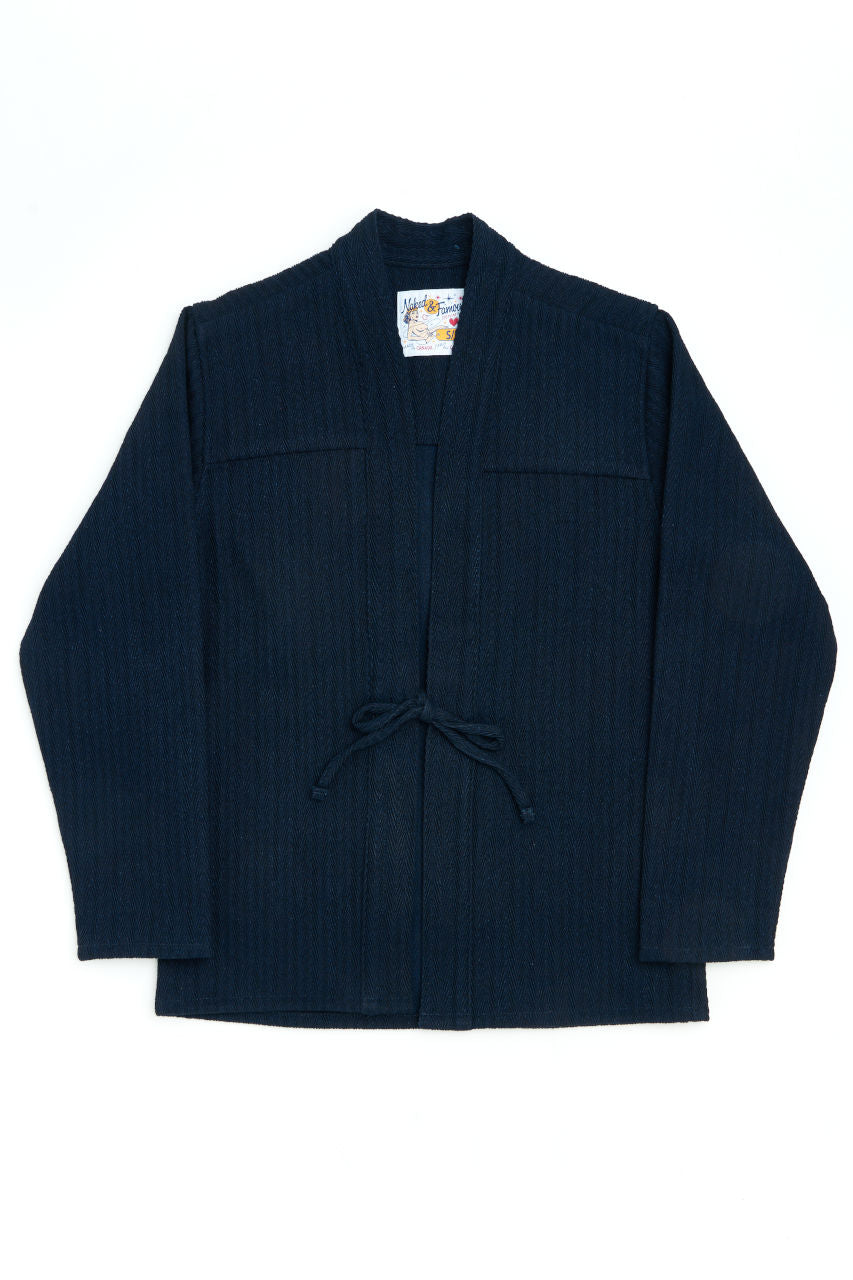 Naked & Famous Denim Kimono Shirt Indigo Sugiaya | SUNSETSTAR