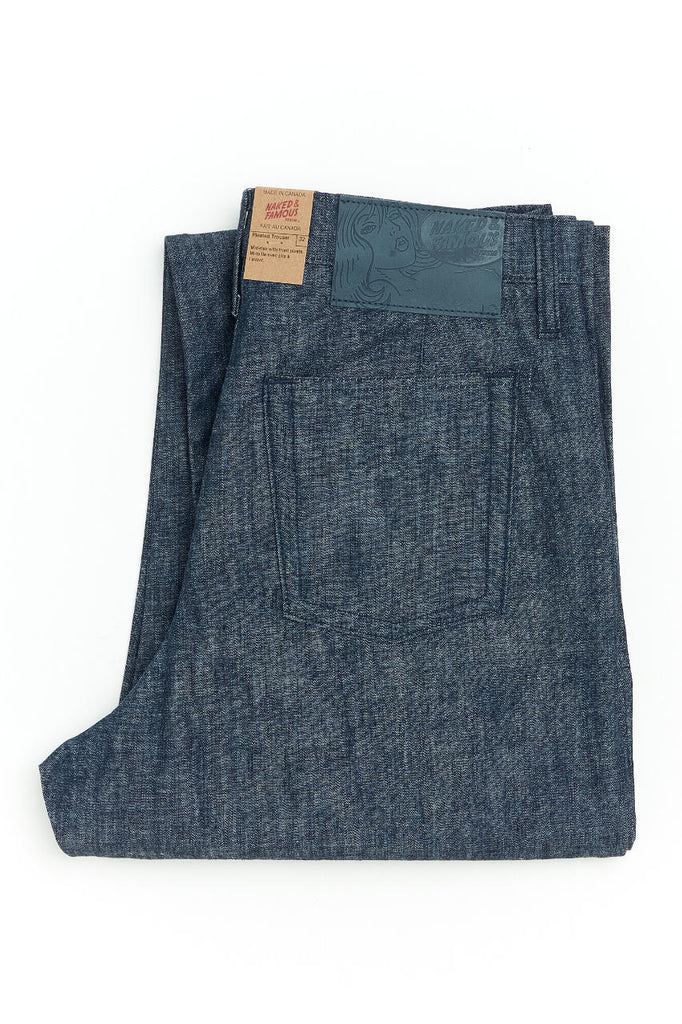 Naked & Famous Denim Pleated Trousers 10oz Denim