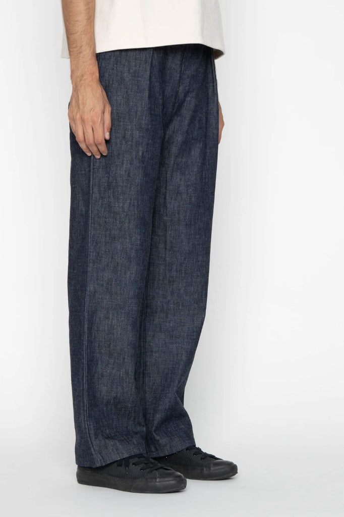 Naked & Famous Denim Pleated Trousers 10oz Denim