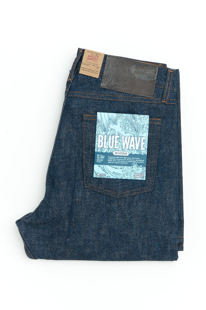 Naked & Famous Denim True Guy Blue Wave Selvedge