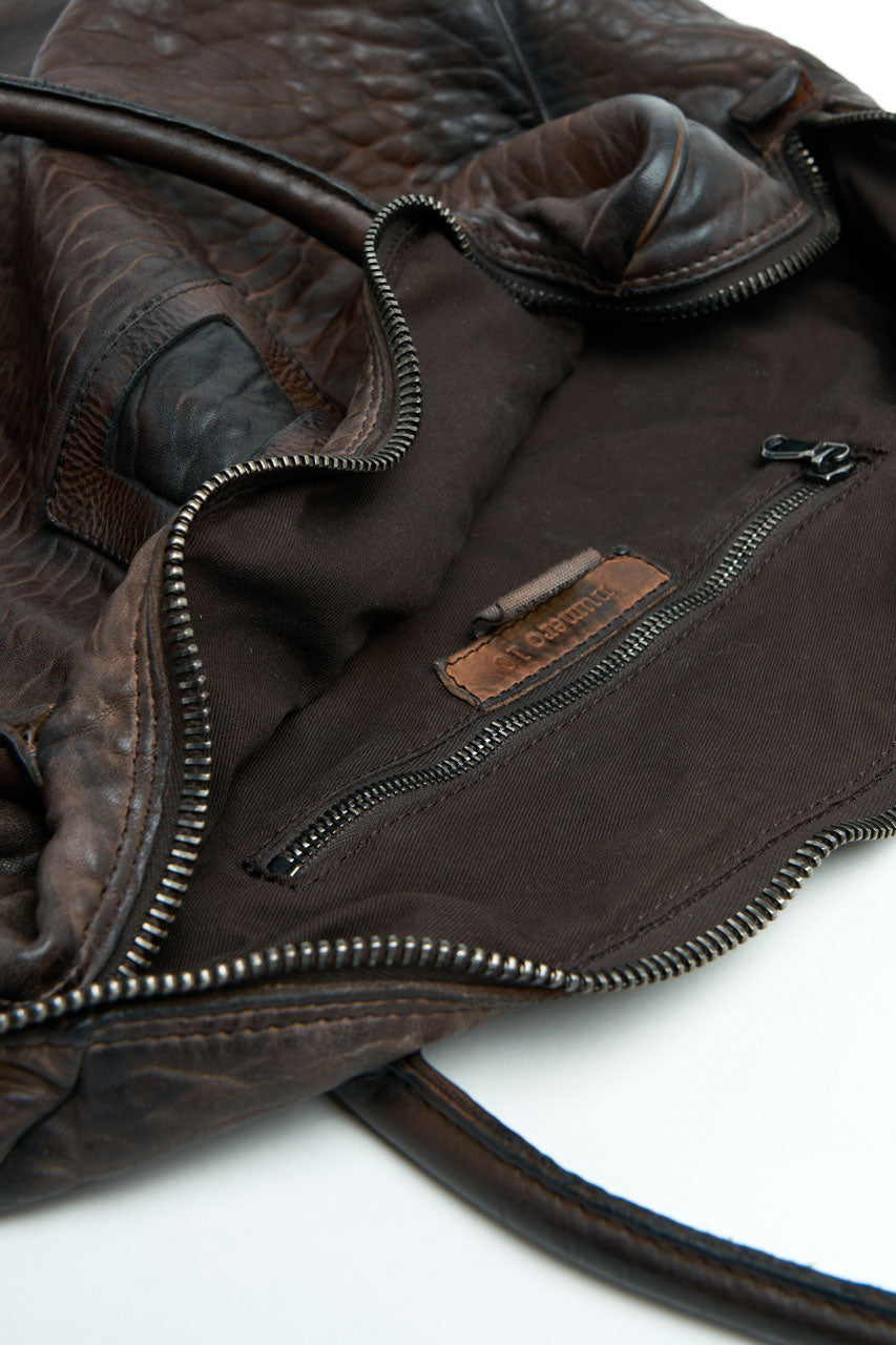 Numero 10 Monzeglio Bag Extra Chocolate Leather | SUNSETSTAR