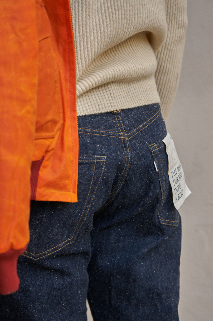 Omoto Denim 0612 Relaxed Fit 16oz Nep Selvegde