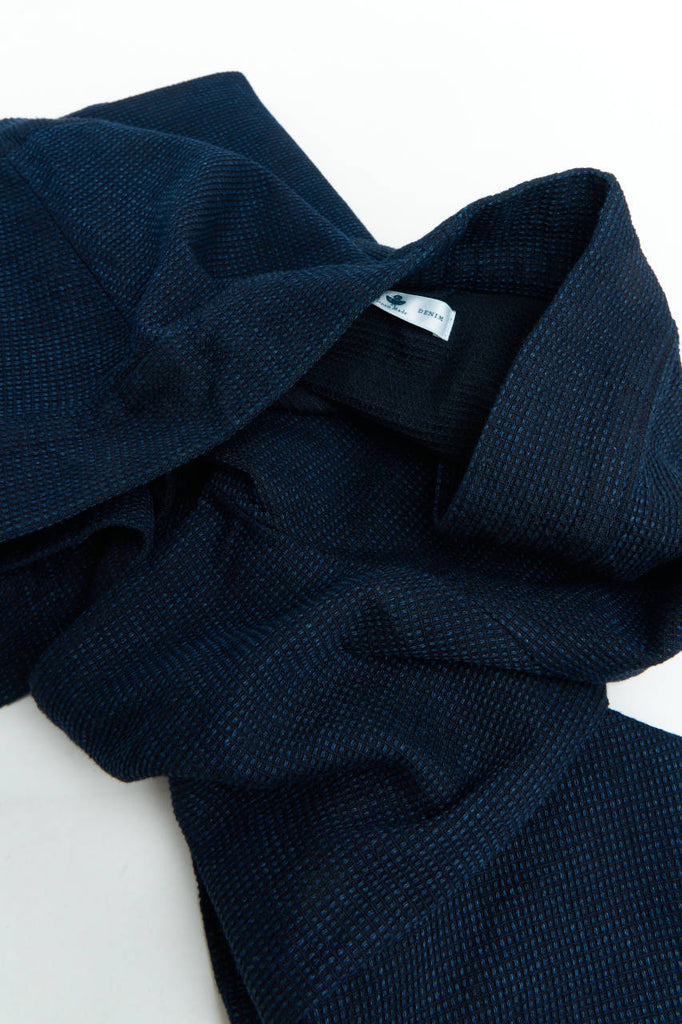 Omoto Denim 8820 Cube Sashiko Happi Kimono