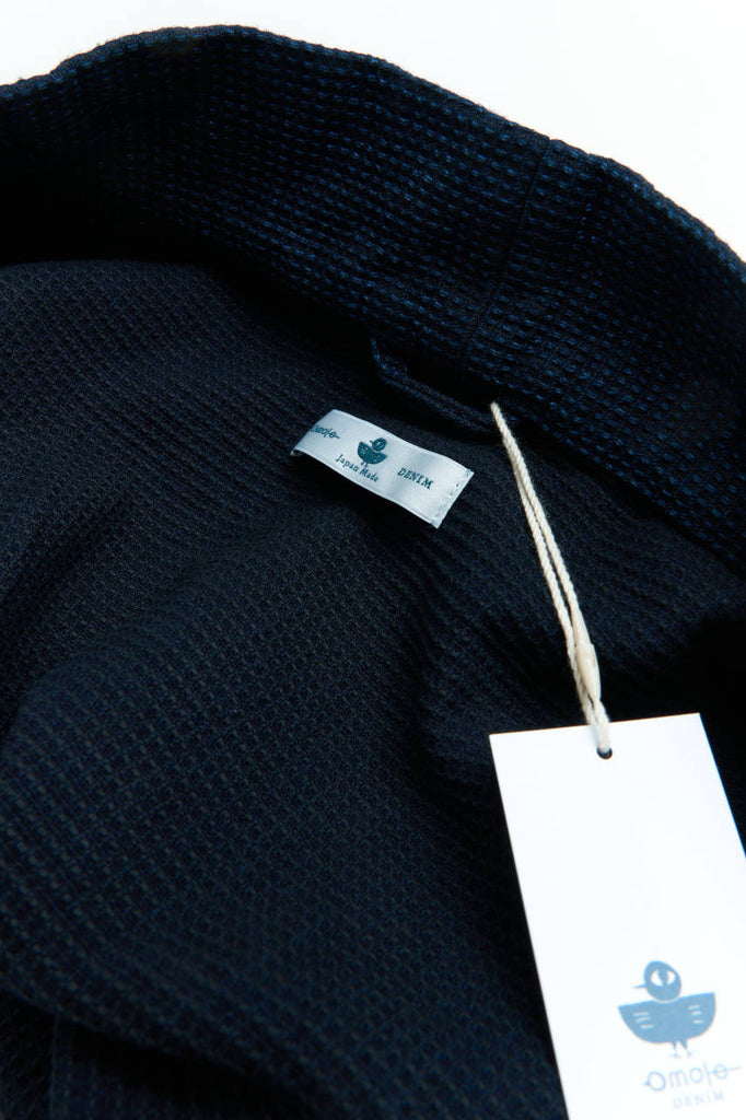 Omoto Denim 8820 Cube Sashiko Happi Kimono