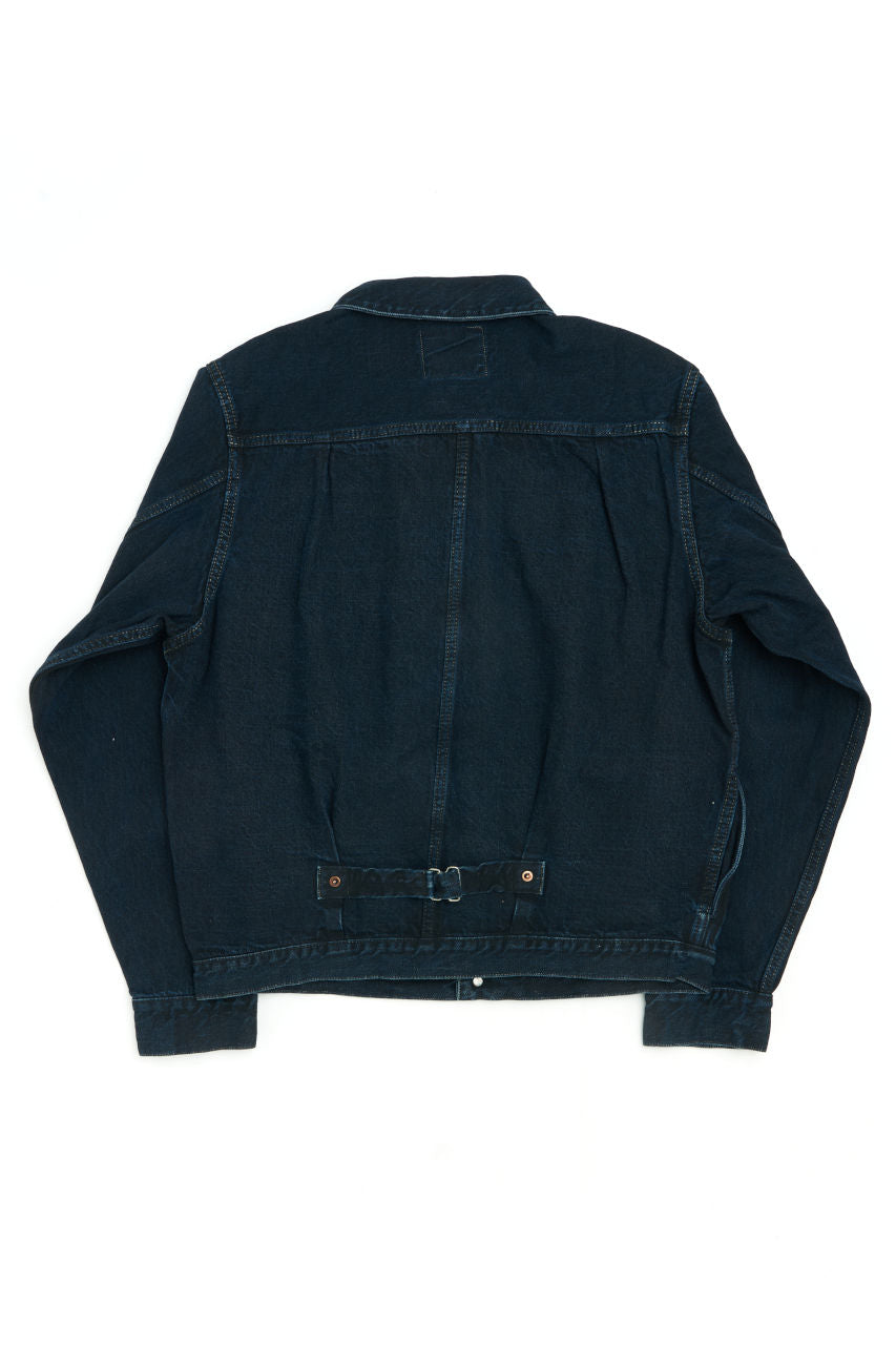 Omoto Denim 3115 Type 1 Jacket 13.5oz Sumizome Overdyed | SUNSETSTAR