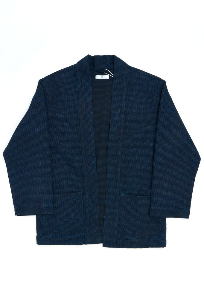 Omoto Denim 8820 Cube Sashiko Happi Kimono