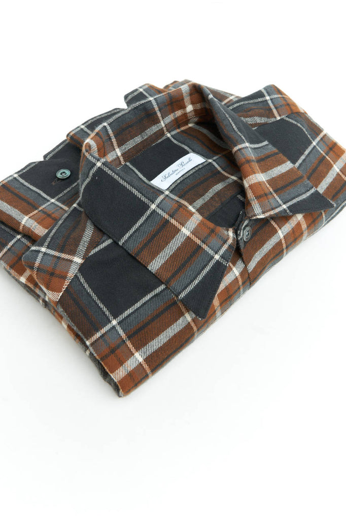 Salvatore Piccolo Overshirt Justin SW44 Plaid