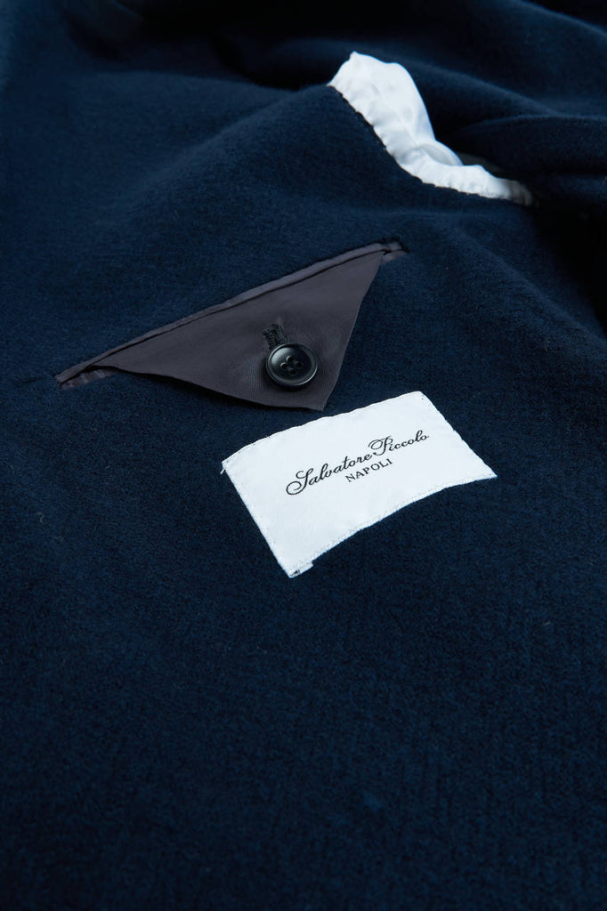 Salvatore Piccolo Giacca Panarea Virgin Wool Navy