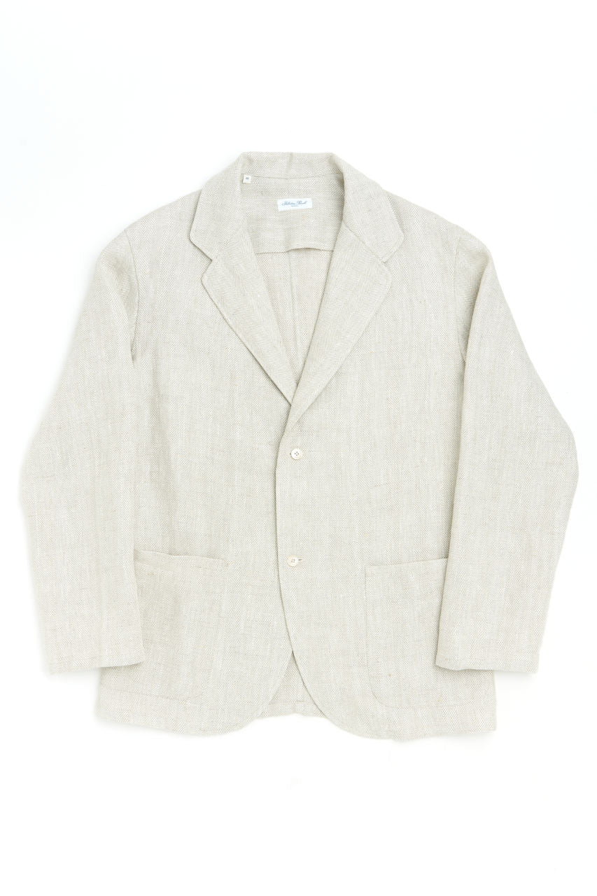 Salvatore Piccolo Jacket Chiaia KS96 Herringbone Linen